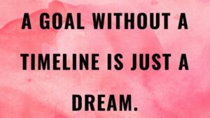 goal setting quote